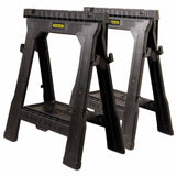 Stanley 060864R Folding Sawhorse Twin Pack - 2