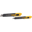 Stanley 10-202 Quick Point Snap Off Blade Utility Snap-Off Knives, 9mm and 18mm (Twin Pack)