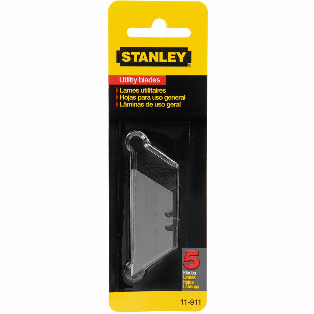 Stanley 11-911 Regular Duty Utility Blades - 5 Pack - 2