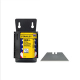 Stanley 11-921J 2.4" High Carbon Steel Heavy Duty Utility Blade Dispenser with Wall Mount (100 Pack) - 2