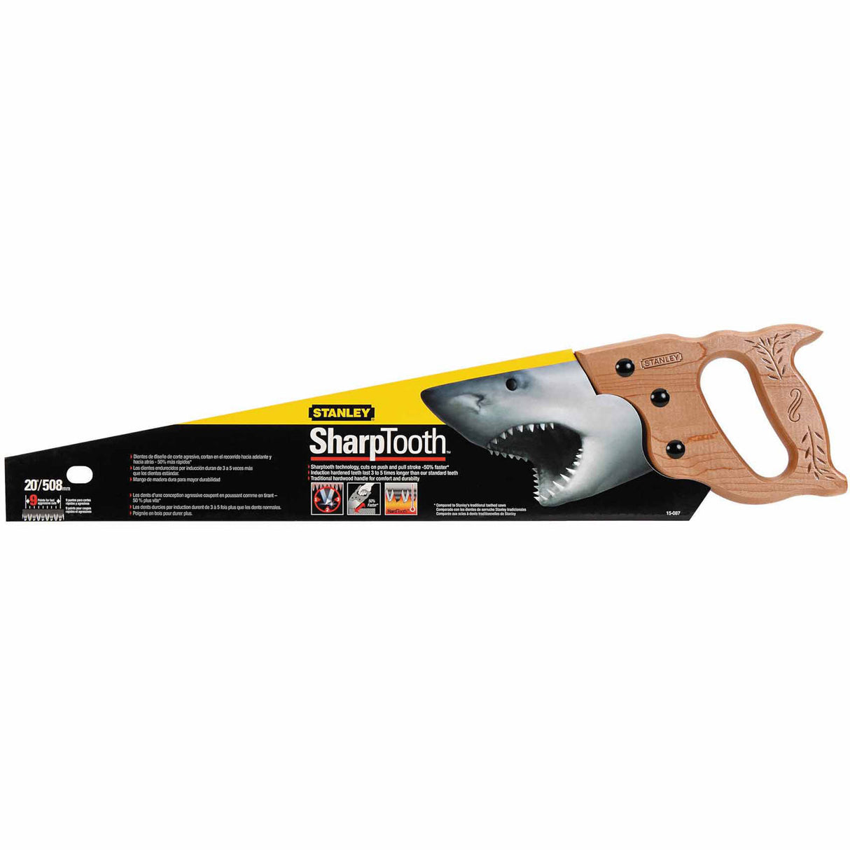 Stanley 15-087 Heavy Duty Saw w/ Wood Handle 20" - 2