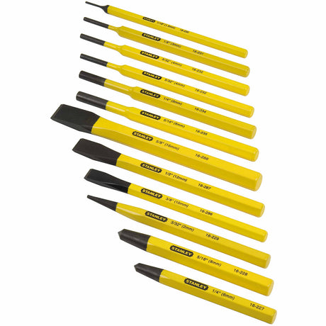 Stanley 16-299 Cold Chisel & Punch Set - 12Pc