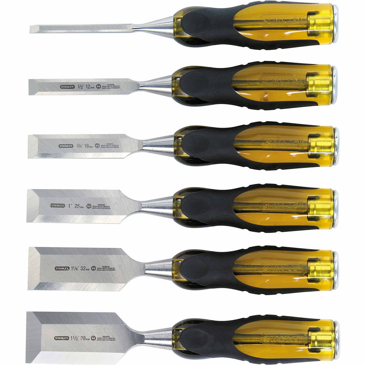 Stanley 16-971 Stanley FatMax Short Blade Chisel Set - 6 Pc.