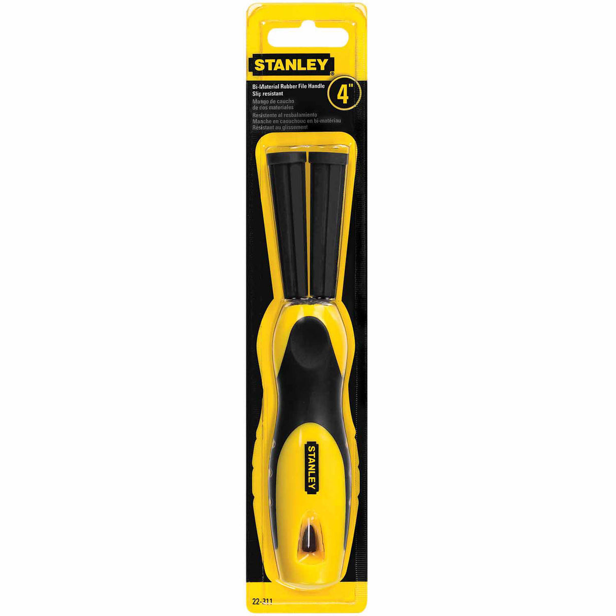 Stanley 22-311 File Rubber Handle w/3 Inserts - 2