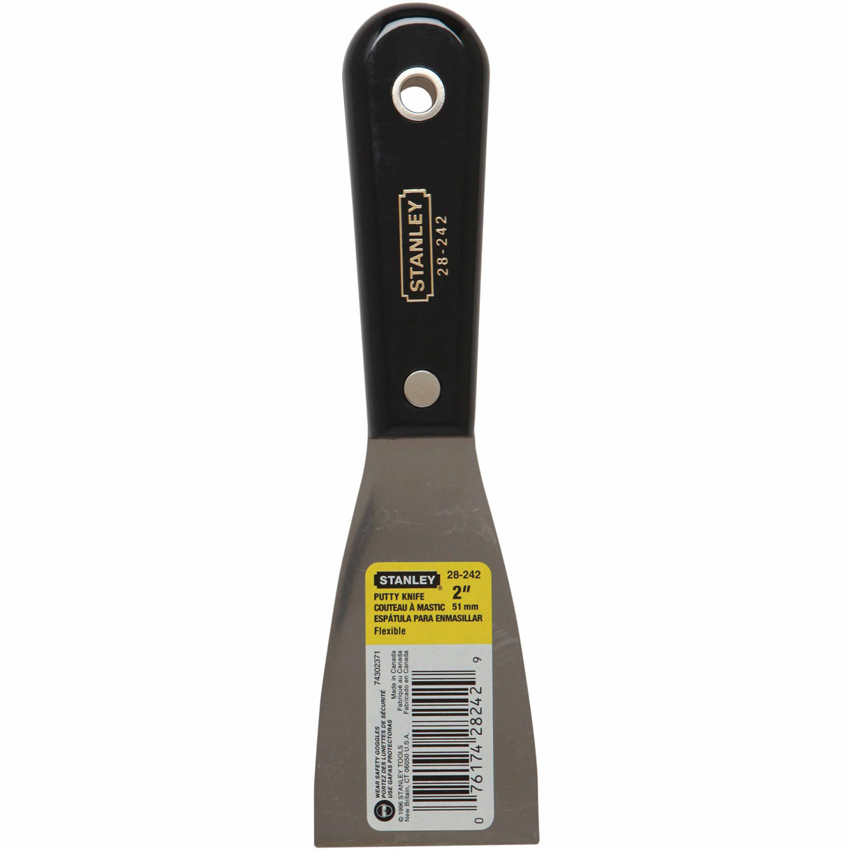 Stanley 28-242 Nylon Handle Flexible Putty Knife - 2"