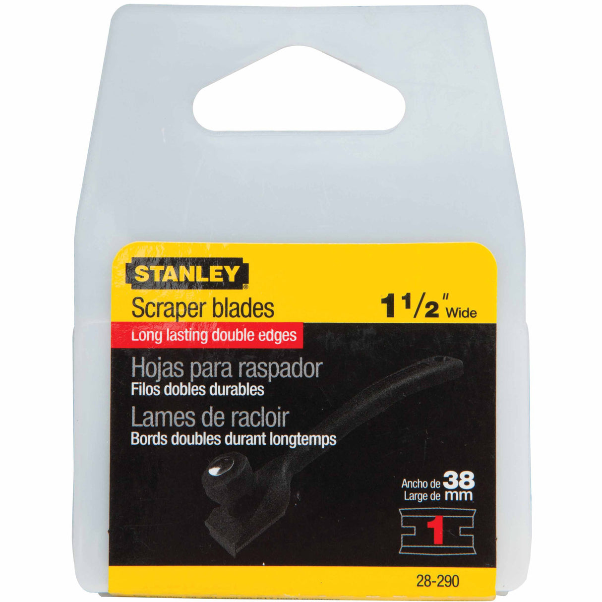 Stanley 28-290 Scraper Blade 1-1/2" - 1 Pack - 3