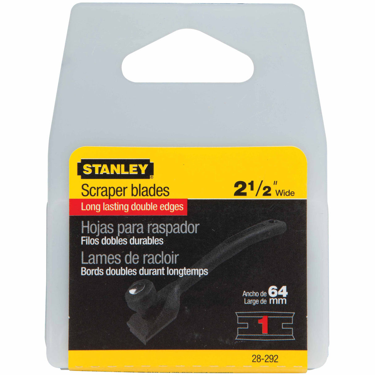 Stanley 28-292 Scraper Blade 2-1/2" - 1 Pack - 2