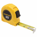 Stanley 30-455 Steel SAE Tape Measure, 1" x 25' Yellow