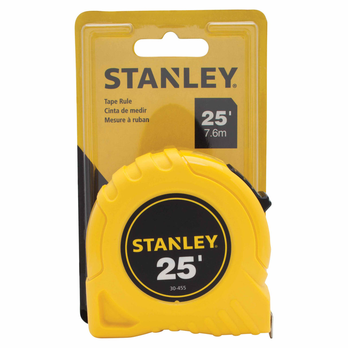 Stanley 30-455 Steel SAE Tape Measure, 1" x 25' Yellow - 5