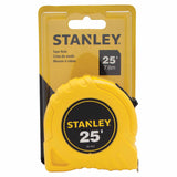 Stanley 30-455 Steel SAE Tape Measure, 1" x 25' Yellow - 5