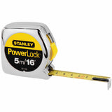 Stanley 33-158 3/4"x16' (5m) PowerLock Metric/English Tape Measure - 2