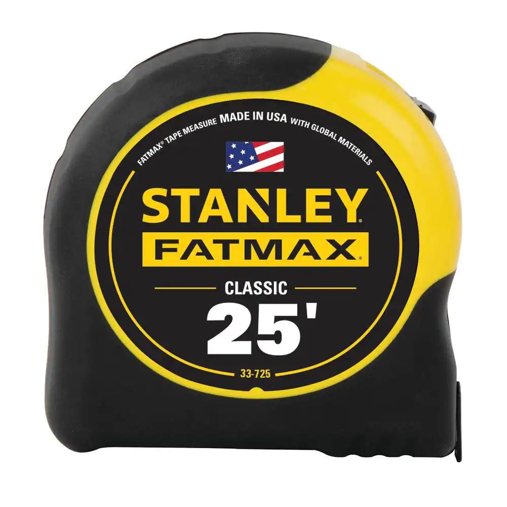 Stanley 33-725Y 25' FATMAX Classic Tape Measure