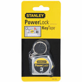 Stanley 39-130 PowerLockKeychain Tape 1/4" X 3' - 2
