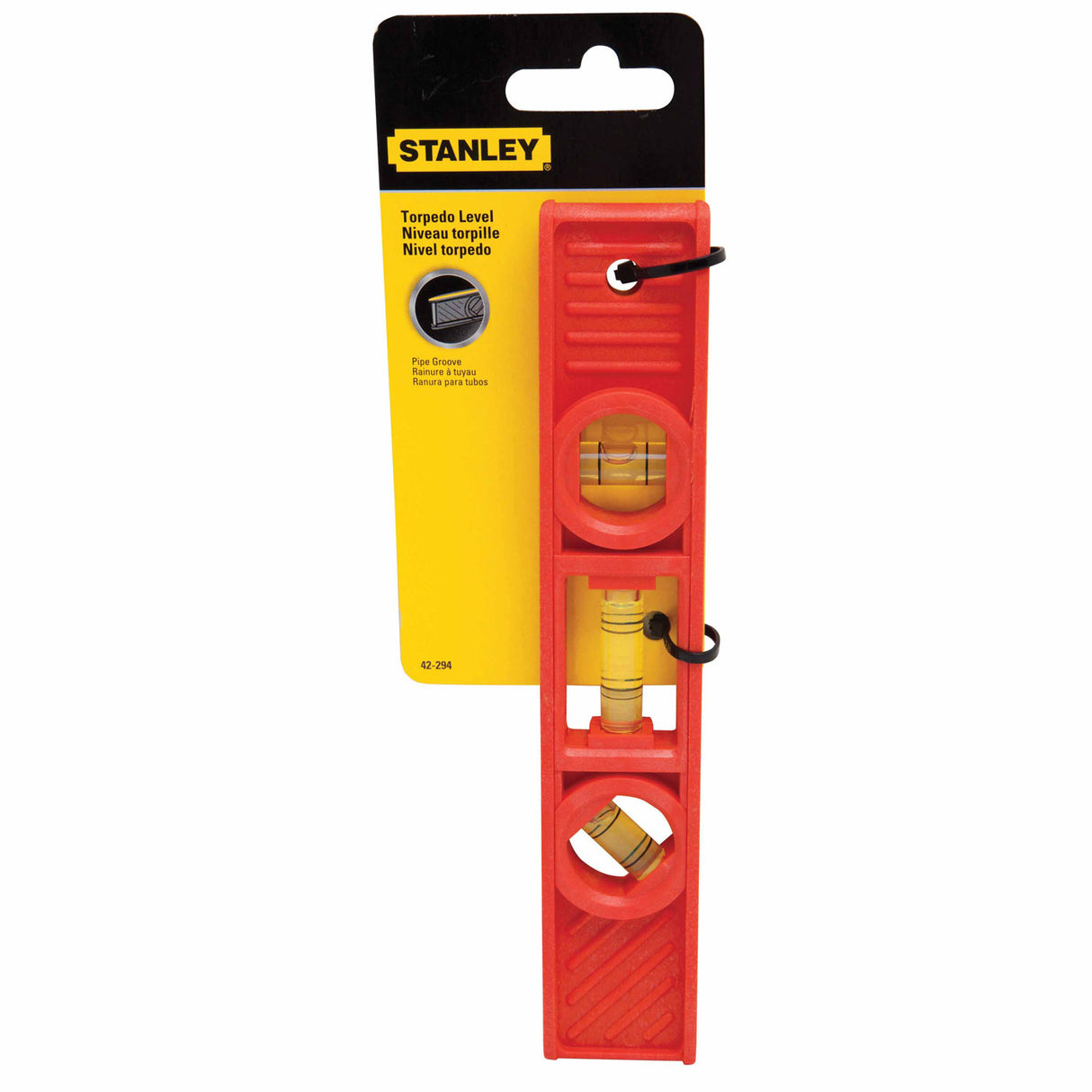Stanley 42-294 High-Impact ABS Torpedo Level - 8" - 2