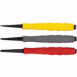 Stanley 58-930 Cushion Grip Nail Set - 3 Piece