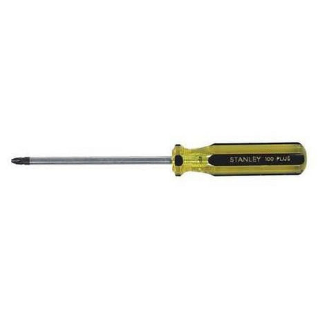 Stanley 64-103-A 6 in. PH3 100 Plus Dipped Handle Phillips Screwdriver (1 Piece)