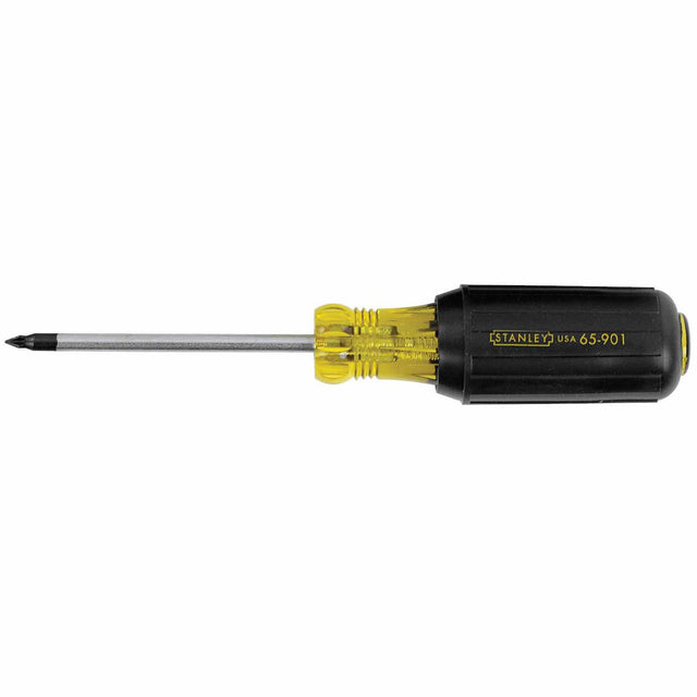 Stanley 65-901 Vinyl Grip PhillipsTip Screwdriver 1 Pt X 3"