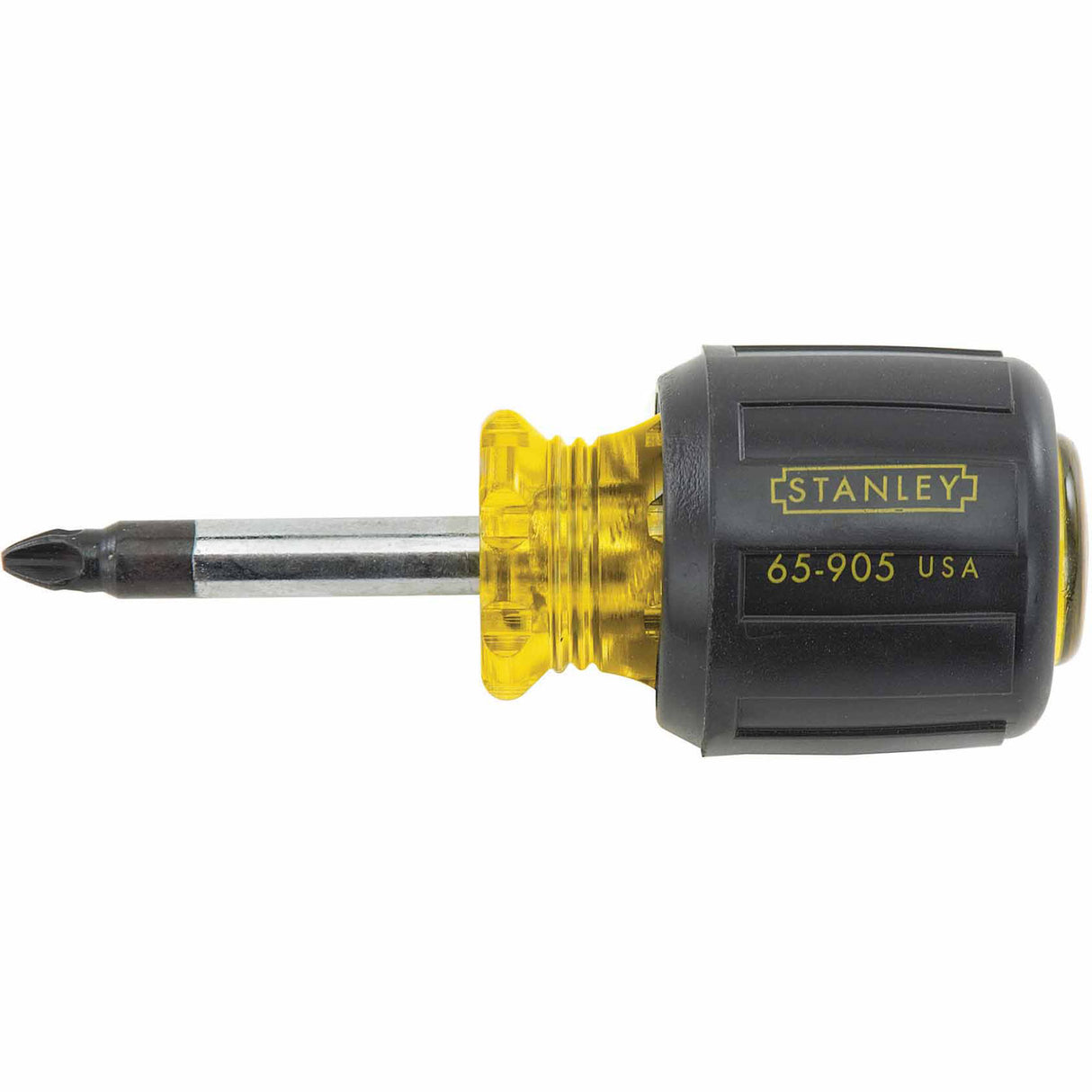 Stanley 65-905 Vinyl Grip PhillipsTip Stubby Screwdriver 2 Pt X 1-1/2"