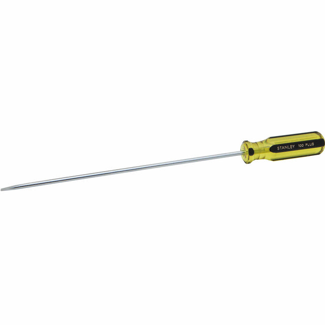 Stanley 66-180 100 PlusCabinet Slotted Tip Screwdriver 3/16" X 10"