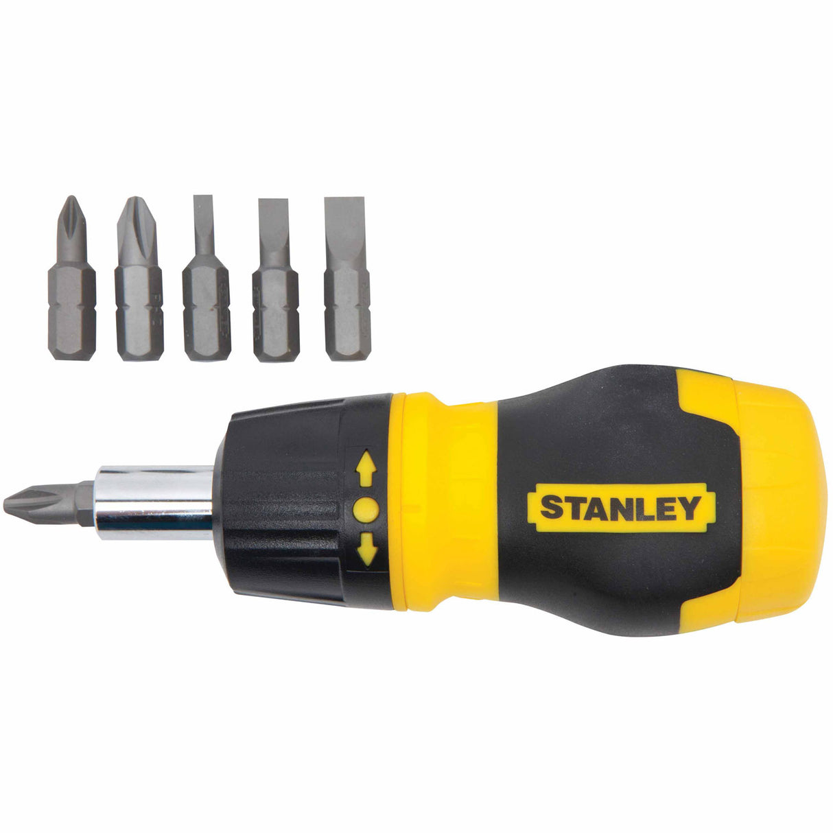 Stanley 66-358 Stubby Multi-Bit Ratcheting Screwdriver