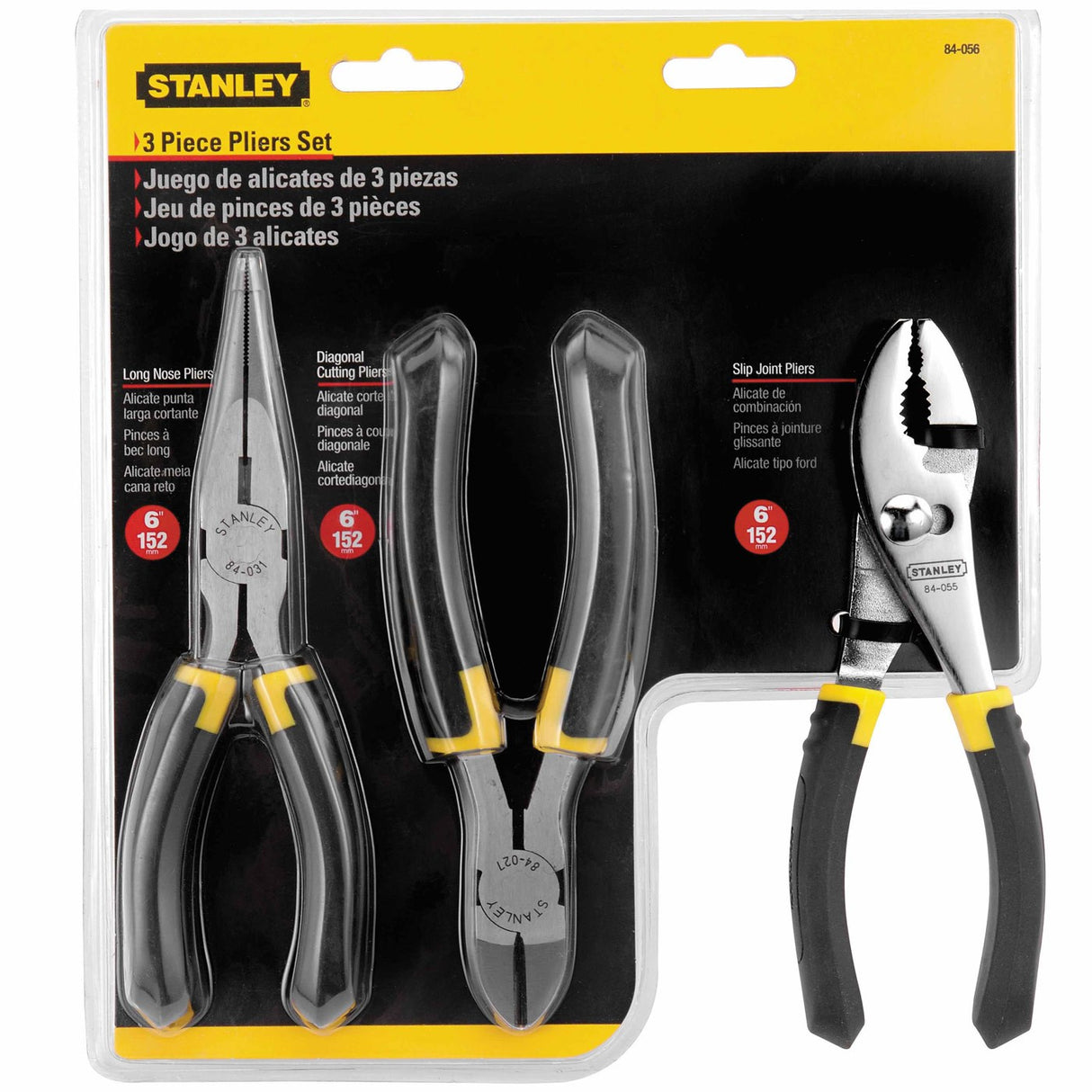 Stanley 84-056 Bi-Material Plier Set - 3 Piece - 2