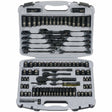 Stanley 92-839 99 Pc Socket Set Black Chrome Laser Etched 1/4", 3/8" Drives SAE/MM