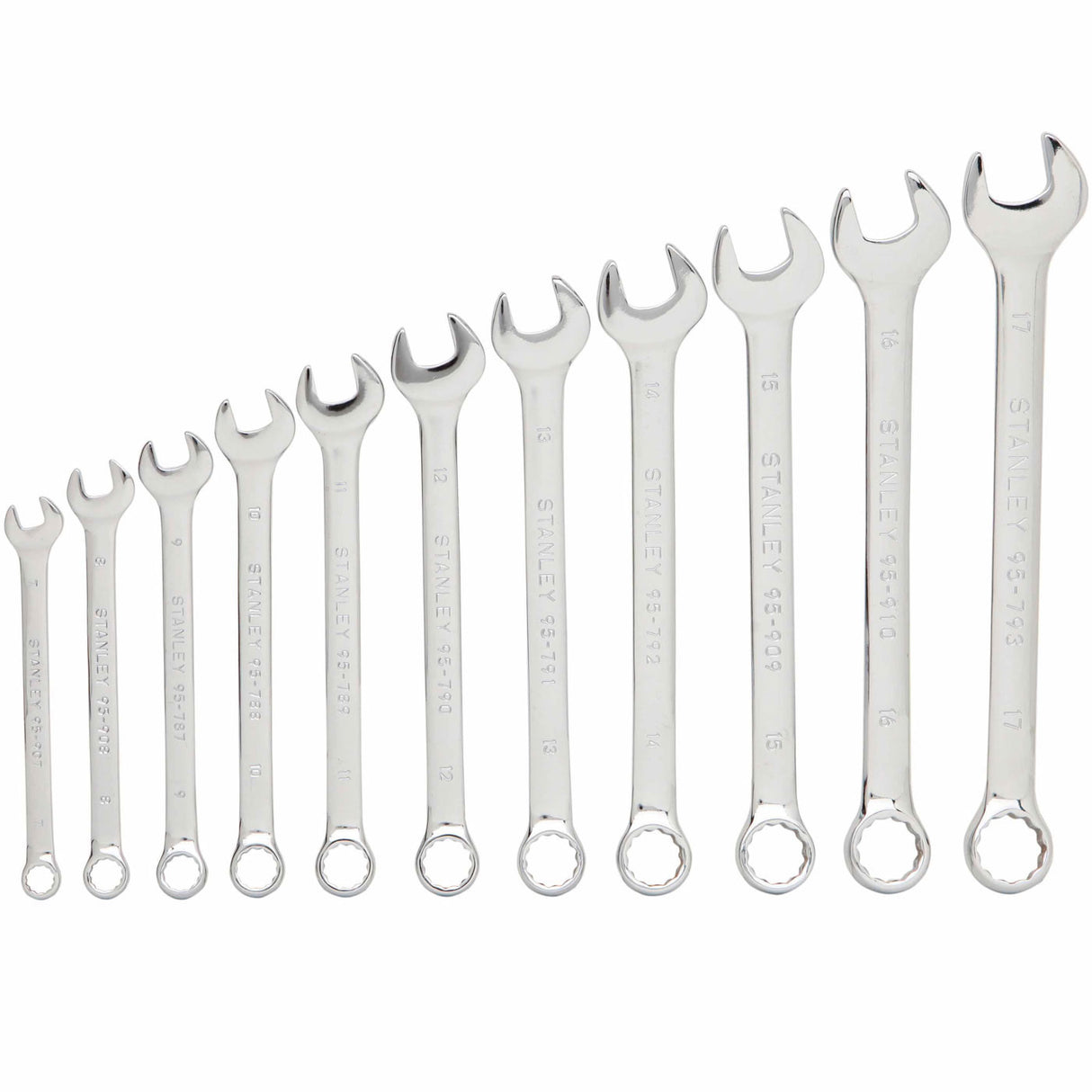 Stanley 94-386W 11 Pc Combination Wrench Set Metric