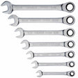 Stanley 94-542W 7 Pc Ratcheting Wrench Set SAE