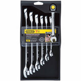 Stanley 94-542W 7 Pc Ratcheting Wrench Set SAE - 2