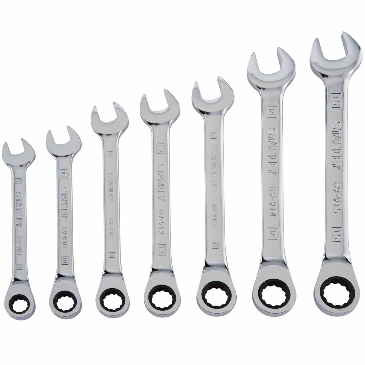 Stanley 94-543W 7 Pc Ratcheting Wrench Set mm