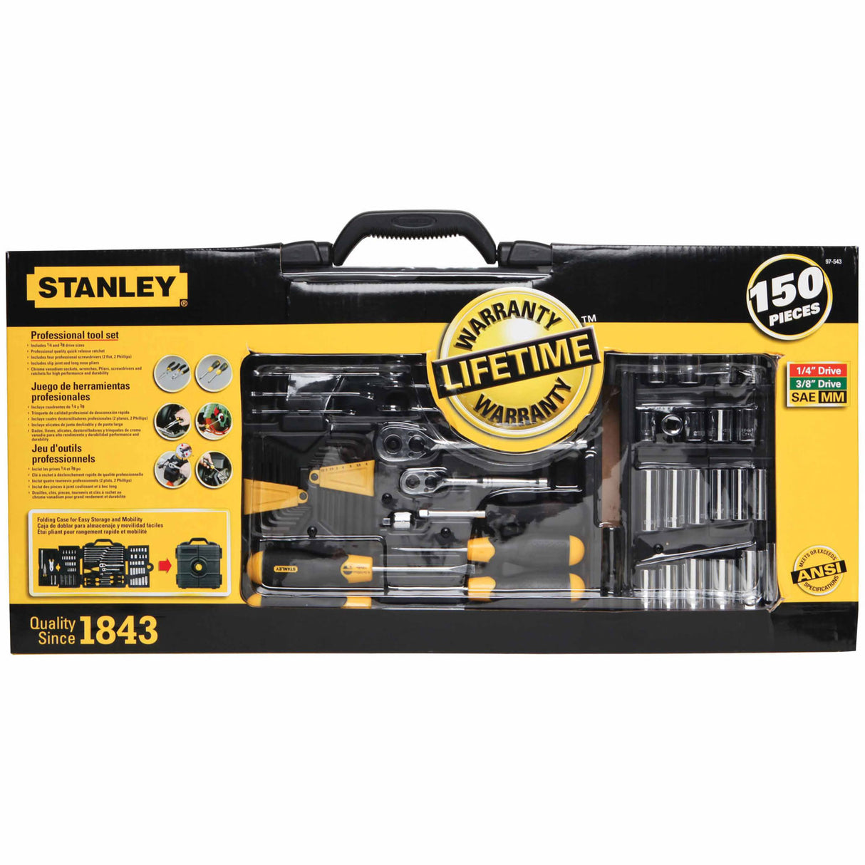 Stanley 97-543 150 Pc Professional Tool Set - 2