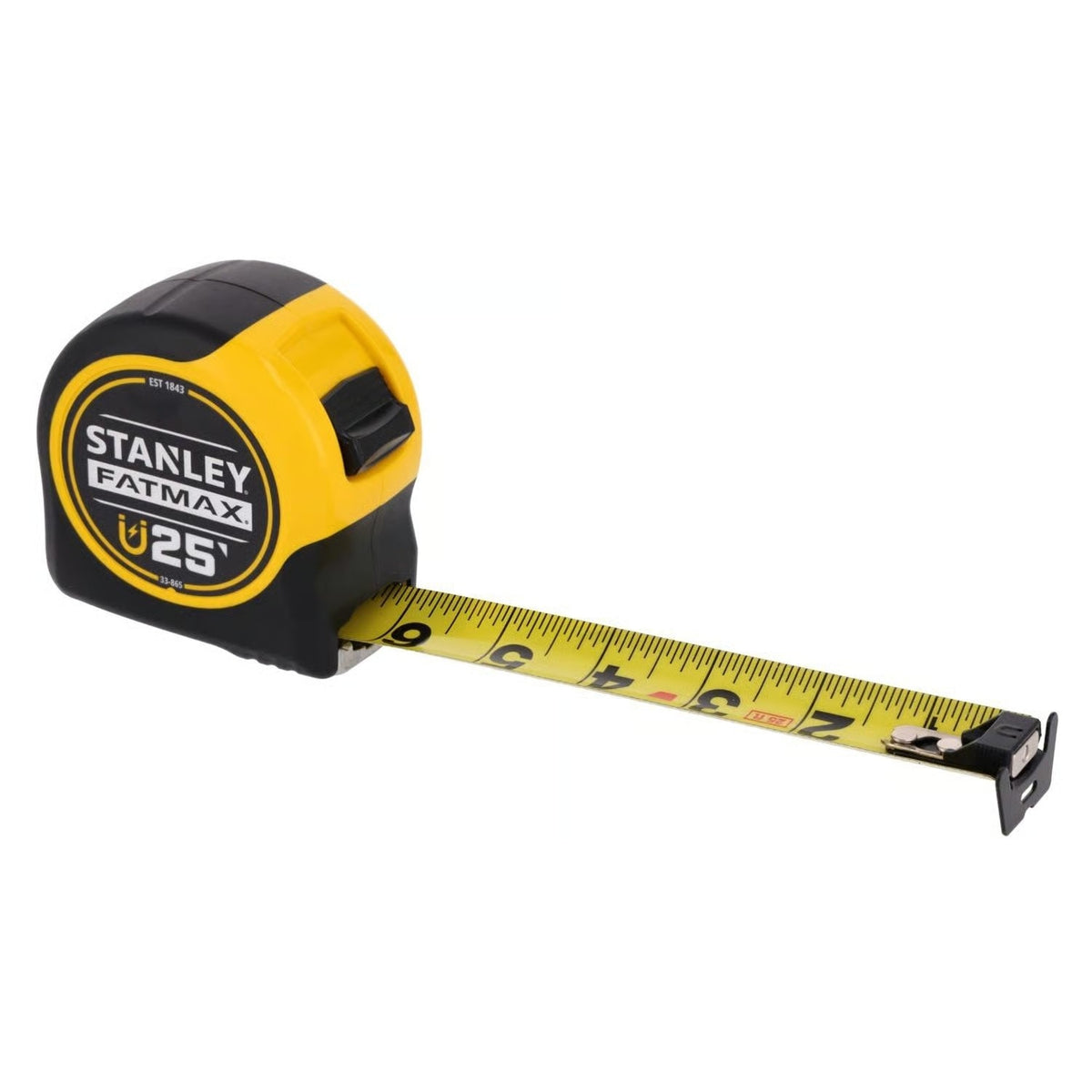 Stanley FMHT33865THR FatMax 25' x 1.25" Compact Wide Blade Magnetic Tape Measure - 3