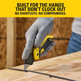Stanley STHT10521 7.95" Fixed Blade Folding Utility Knife with Textured Grip and Belt Clip - 3