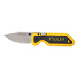 Stanley STHT10524 8" Folding Pocket Knife with One Handed Opening and Reversible Belt Clip