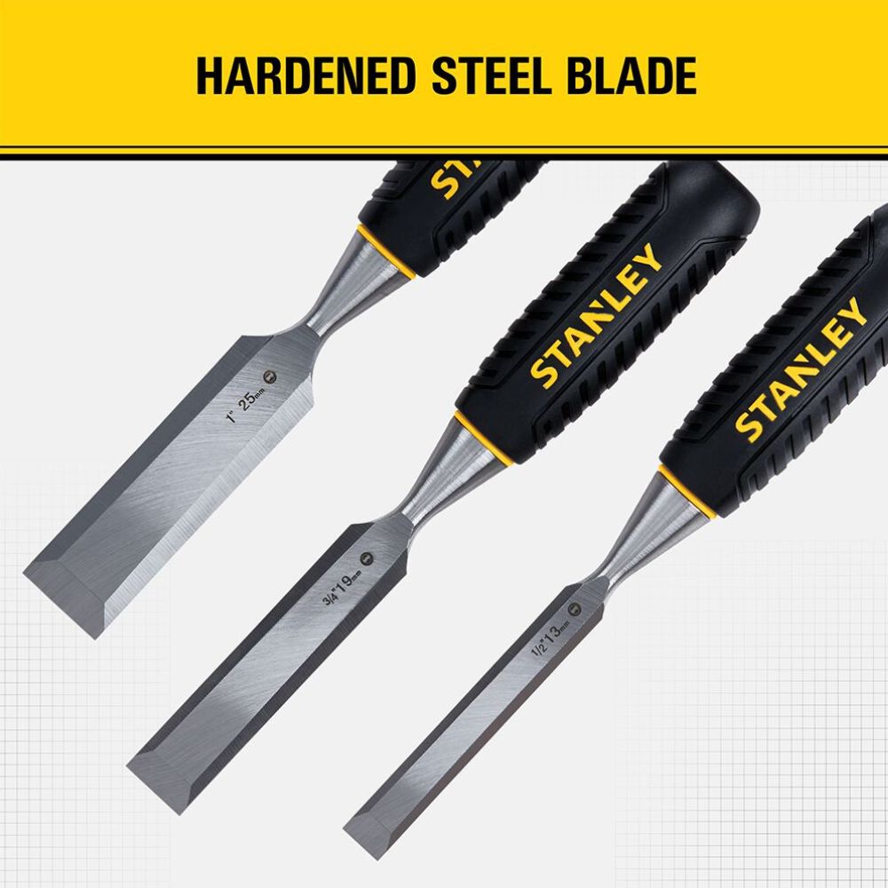 Stanley STHT16727 Wood Chisel 3-Piece Set - 13, 19 ,25mm - 4