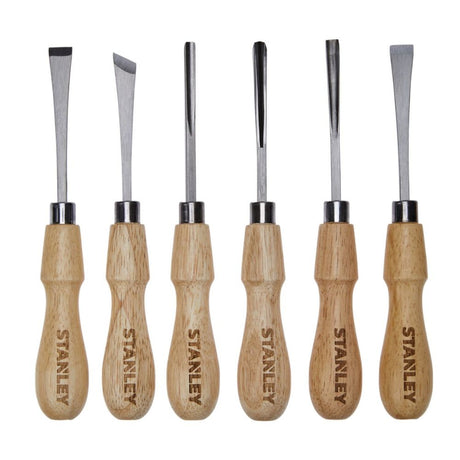Stanley STHT16863 6-Piece Wood Carving Tool Set