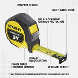 Stanley STHT37244 25 ft. CONTROL-LOCK Tape Measure - 2