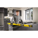 Stanley STHT41048 48" Aluminum Box Beam Level with Magnified Center Vial - 4