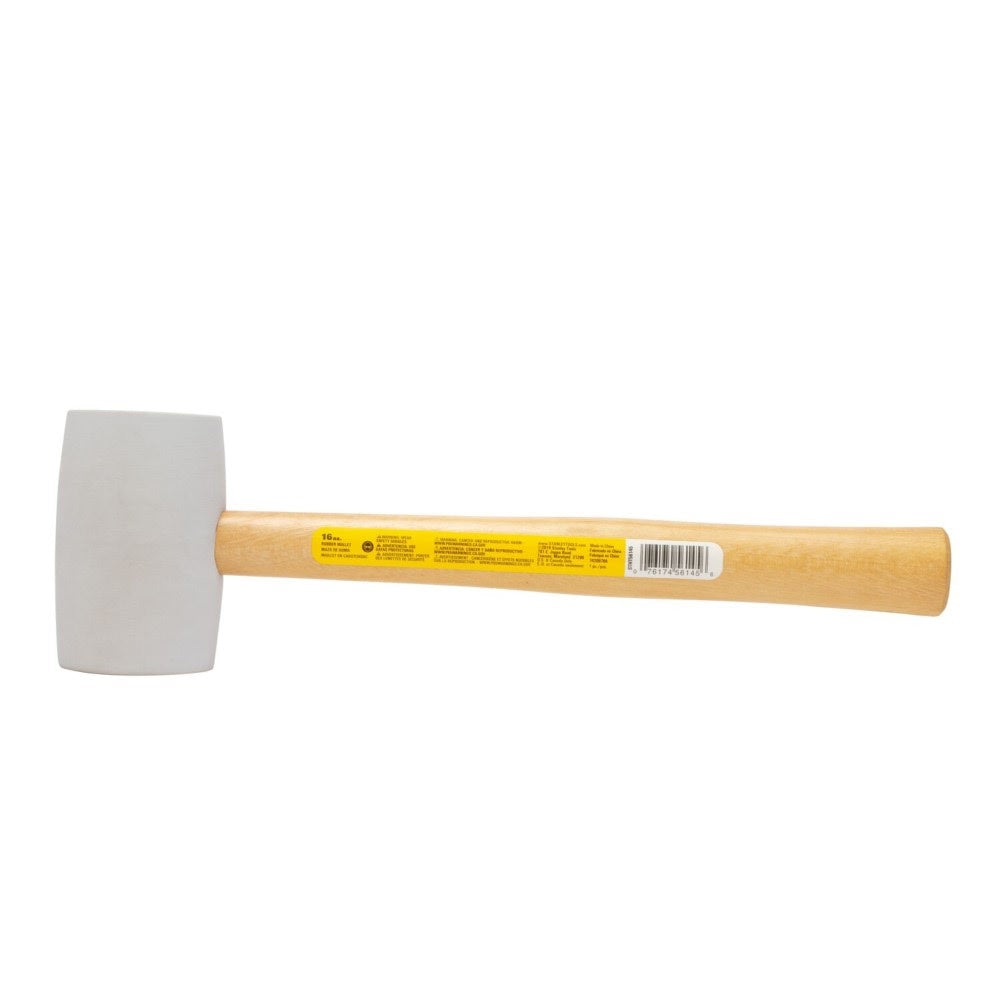 Stanley STHT56145 16 oz White Rubber Mallet - 3