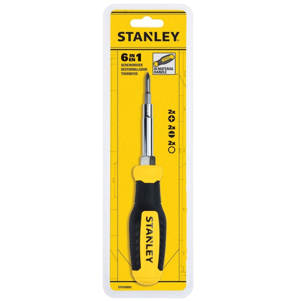 Stanley STHT60083 6-in-1 Quick Change Interchangeable Screwdriver - 3