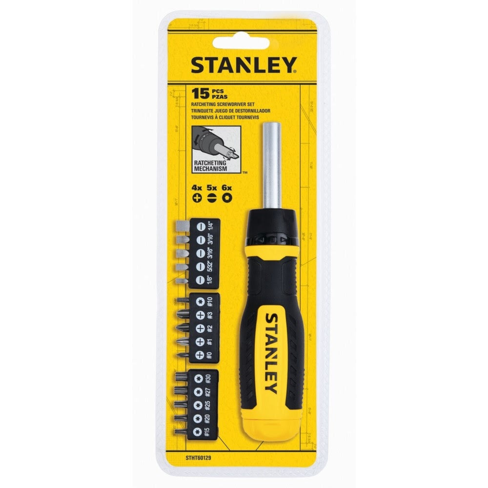 Stanley STHT60129 15-Piece Ratcheting Multi-Bit Set - 3