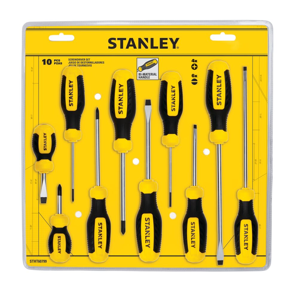 Stanley STHT60799 10 pc Screwdriver Set - 2