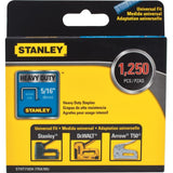 Stanley STHT71834 5/16" Heavy Duty Narrow Crown Staples - 1250 Pack - 2