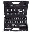 Stanley STMT71648 40-Pcs Socket Set, 1/4" & 3/8"