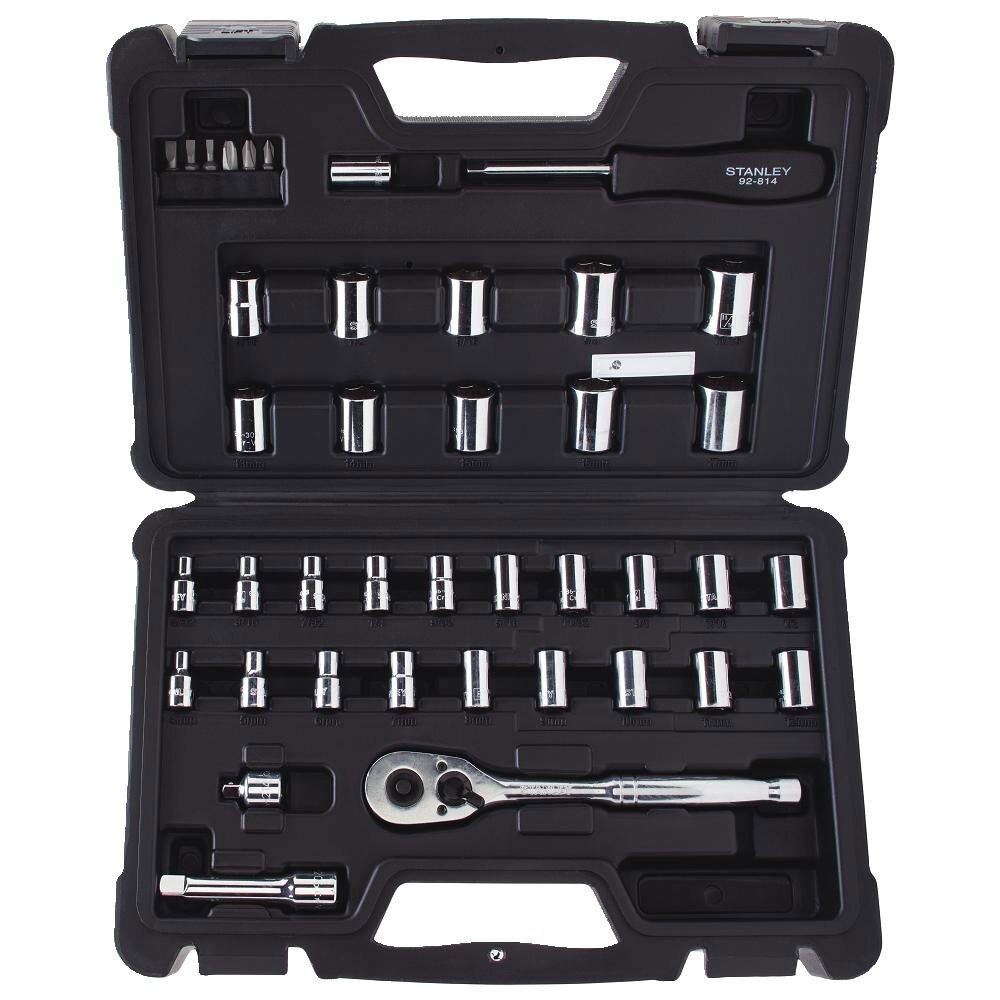 Stanley STMT71648 40-Pcs Socket Set, 1/4" & 3/8"