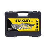 Stanley STMT71650 1/4" & 3/8 60pc Socket Set - 2