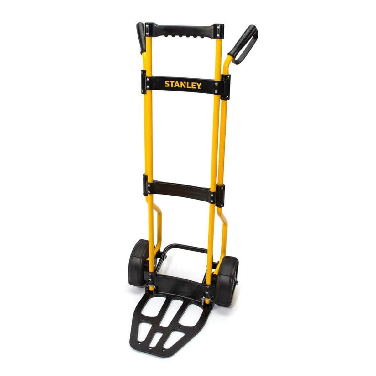 Stanley SXWT-FT591 Heavy-Duty Solid Wheel Folding Hand Truck with 400 lb. Load Capacity
