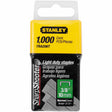 Stanley TRA206T Light Duty Narrow Crown Staples 3/8" - 1,000 Pack