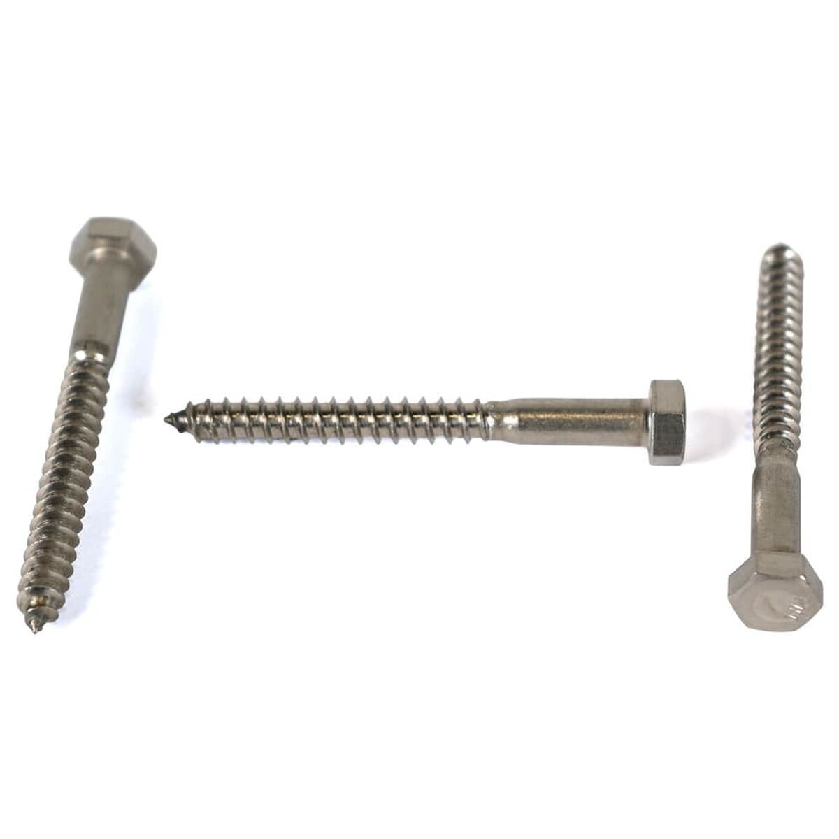 Star Stainless 1-LB-31-400 Stainless Steel Lag Screws 5/16 in. x 4 in. (25/Box)