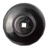 Steelman Pro 06102 100mm x 15 Flute Low Profile Oil Filter Cap Wrench Socket 3/8 in Drive - 2